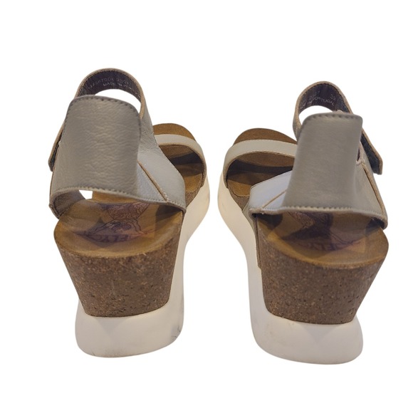 Fly London Gogo  Womens Gray Wedges Platform Sandals Shoes  39 EU 8 - 8.5 US - Picture 4 of 12